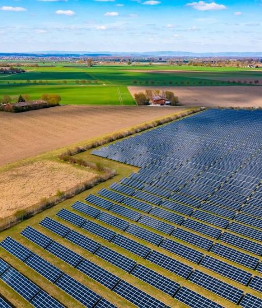 Ferme solaire au sol