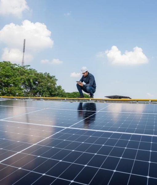 Installation solaire sur toiture